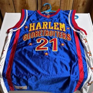 INC International Concepts Blue and Red Harlem Globetrotters Jersey